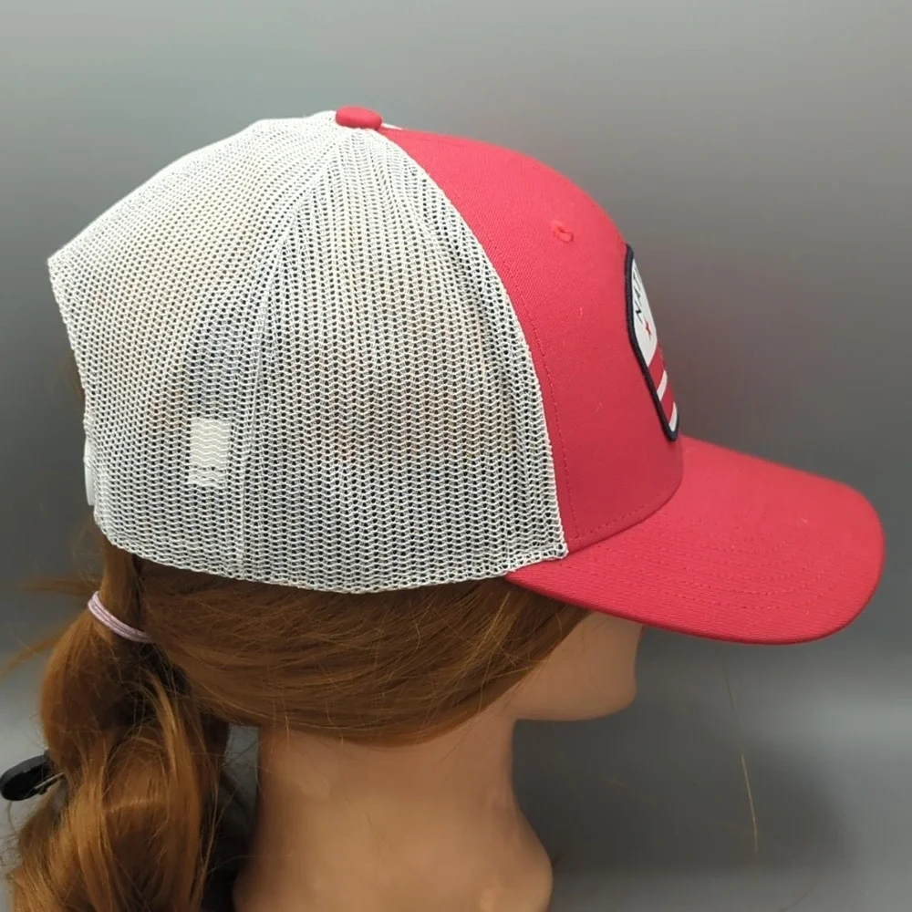 Washington Nationals Hat Cap Snapback Red White Trucker '47 Baseball Mens OSFA
